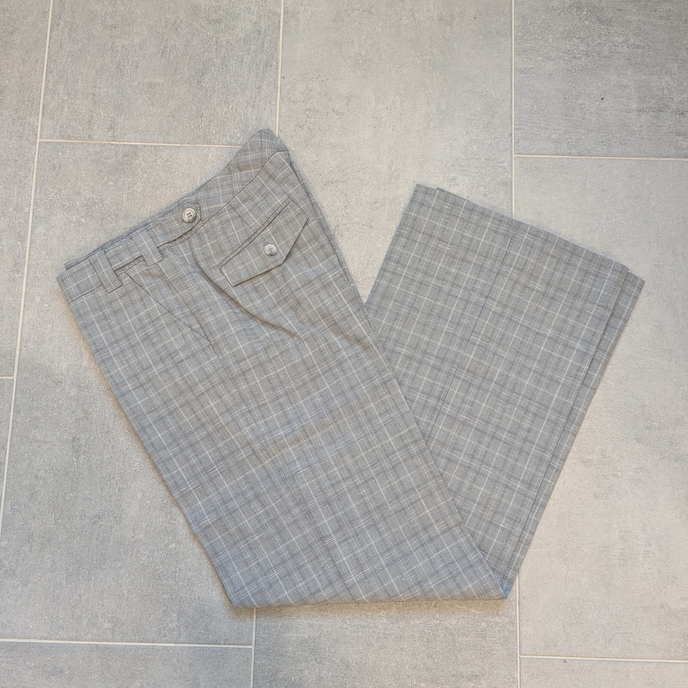 The Limited Gray Checkered Pants